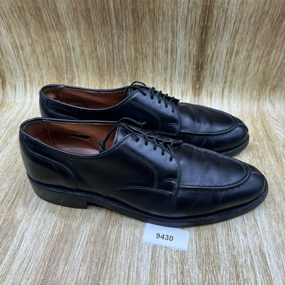 Allen Edmonds Bradley Split Toe Derby Men\'s Size 10.5 D Black Leather Shoes 2601 main image 4